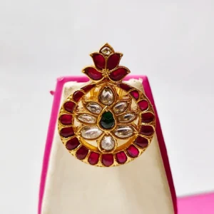 kiasa adorable earrings with ethnic look & detachable jhumkis hook